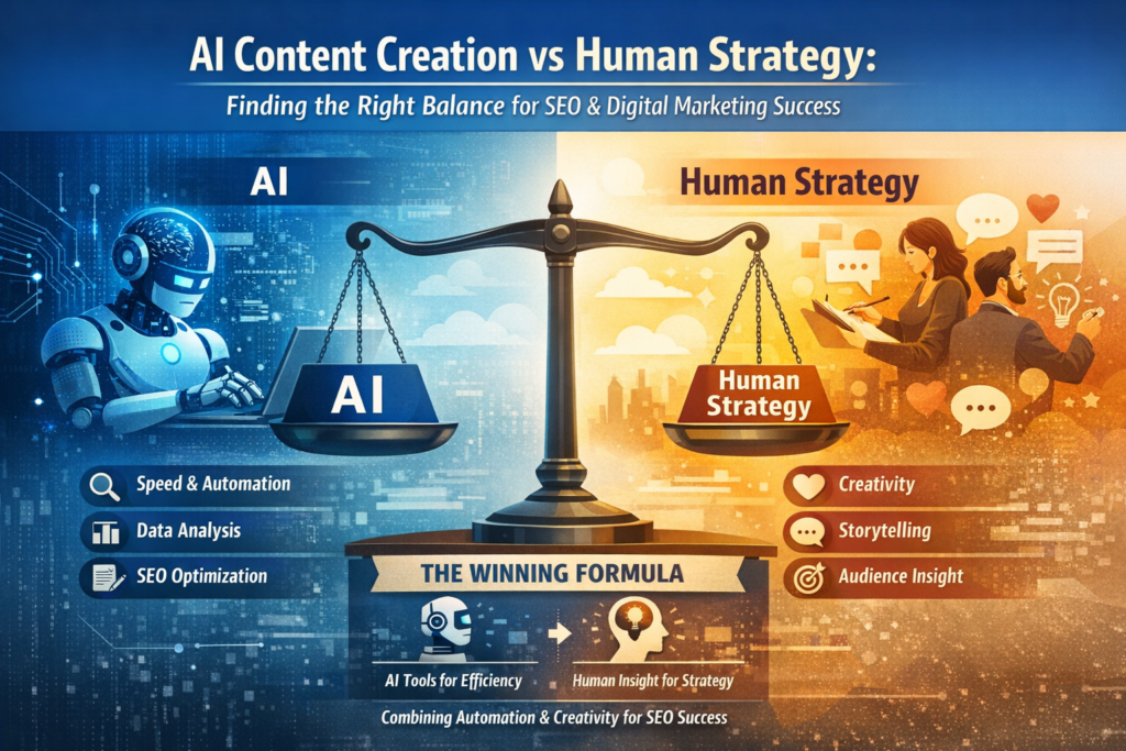 AI vs Human content creation